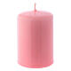 Pillar Candle Glossy pink, 4x6 cm s1