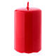 Ceralacca red wax candle 5x8 cm s1