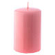 Ceralacca pink wax candle 5x8 cm s1