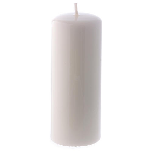 Ceralacca white wax candle 5x13 cm 1