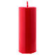 Ceralacca red wax candle 5x13 cm s1