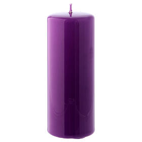 Bougie violet Brillante Ceralacca 5x13 cm