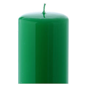 Candelotto verde Lucido Ceralacca 6x15 cm