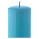 Light blue Pillar Candle Glossy Ceralacca, 6x15 cm s2