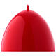 Glossy Red Egg Candle, d. 100 mm s2