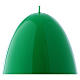 Glossy egg-shaped green Ceralacca candle diameter 140 mm s2