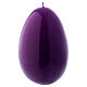 Purple Egg Candle Glossy Ceralacca, d. 140 mm s1