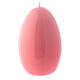 Pink Egg Candle Glossy Ceralacca, d. 140 mm s1