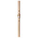 Beeswax Paschal Candle with Cross, Dove, Alpha and Omega 8x120 cm s4