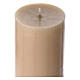 Beeswax Paschal Candle with Cross, Dove, Alpha and Omega 8x120 cm s5
