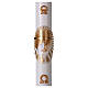 Paschal Candle with Gold Cross and Dove 8x120 cm s1