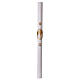 Paschal Candle with Gold Cross and Dove 8x120 cm s4