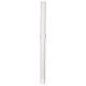 Paschal candle in white wax with Boat 8x120 cm s4