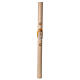 Beeswax Paschal Candle with Boat 8x120 cm WITH REINFORCEMENT s4