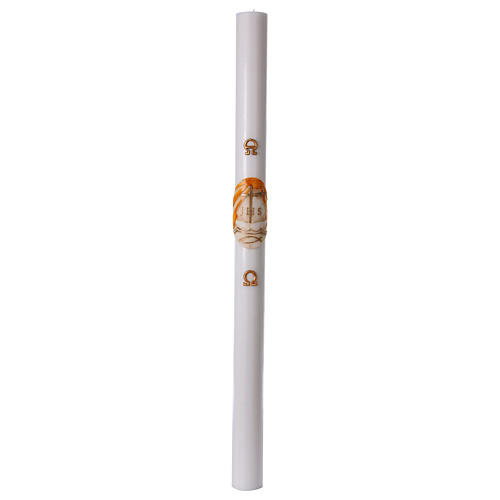 Paschal Candle with boat 8x120 cm WITH REINFORCEMENT 4