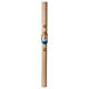 Beeswax Paschal Candle with Colored Boat 8x120 cm WITH REINFORCEMENT s4