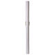 White Paschal Candle with Red Cross and Dove 8x120 cm WITH REINFORCEMENT s6