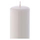 Ceralacca wax candle 20x6 cm, white s2