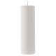 White altar candle 20x6 cm, Ceralacca collection s1