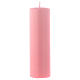 Pink candle 20x6 cm, Ceralacca collection s1