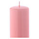 Pink candle 20x6 cm, Ceralacca collection s2