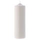 Ceralacca wax candle 24x8 cm, white s1