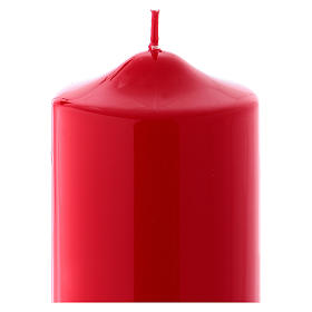 Ceralacca wax candle 24x8 cm, red