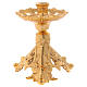 Candle-holder in golden brass 24 cm s1