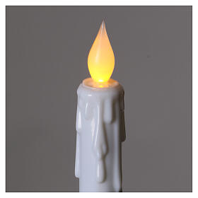 Battery operated electric flame effect candle