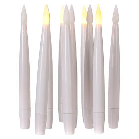 Kit of candles with remote control (pack of 10)