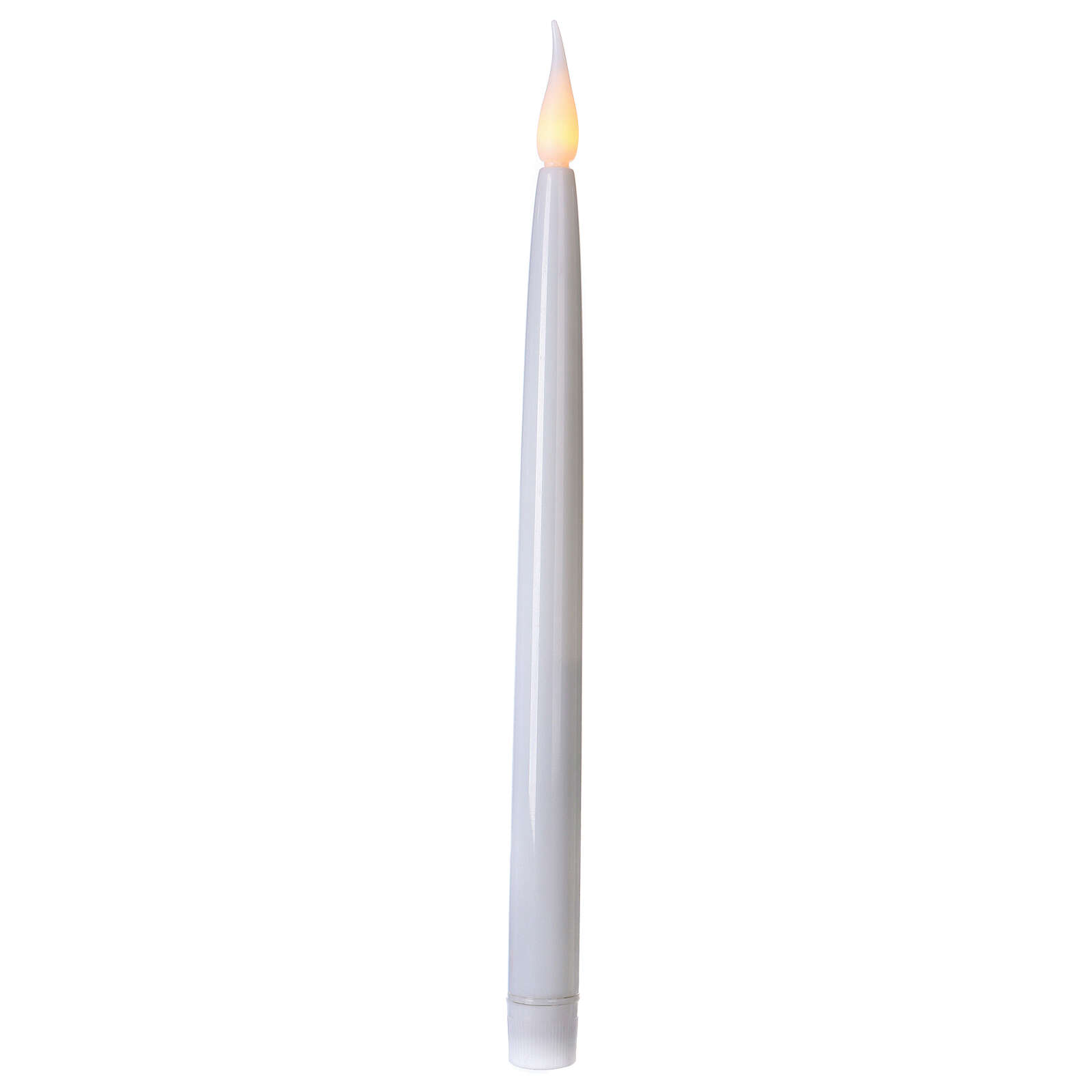 Electric taper candles with flickering flame effect online sales on
