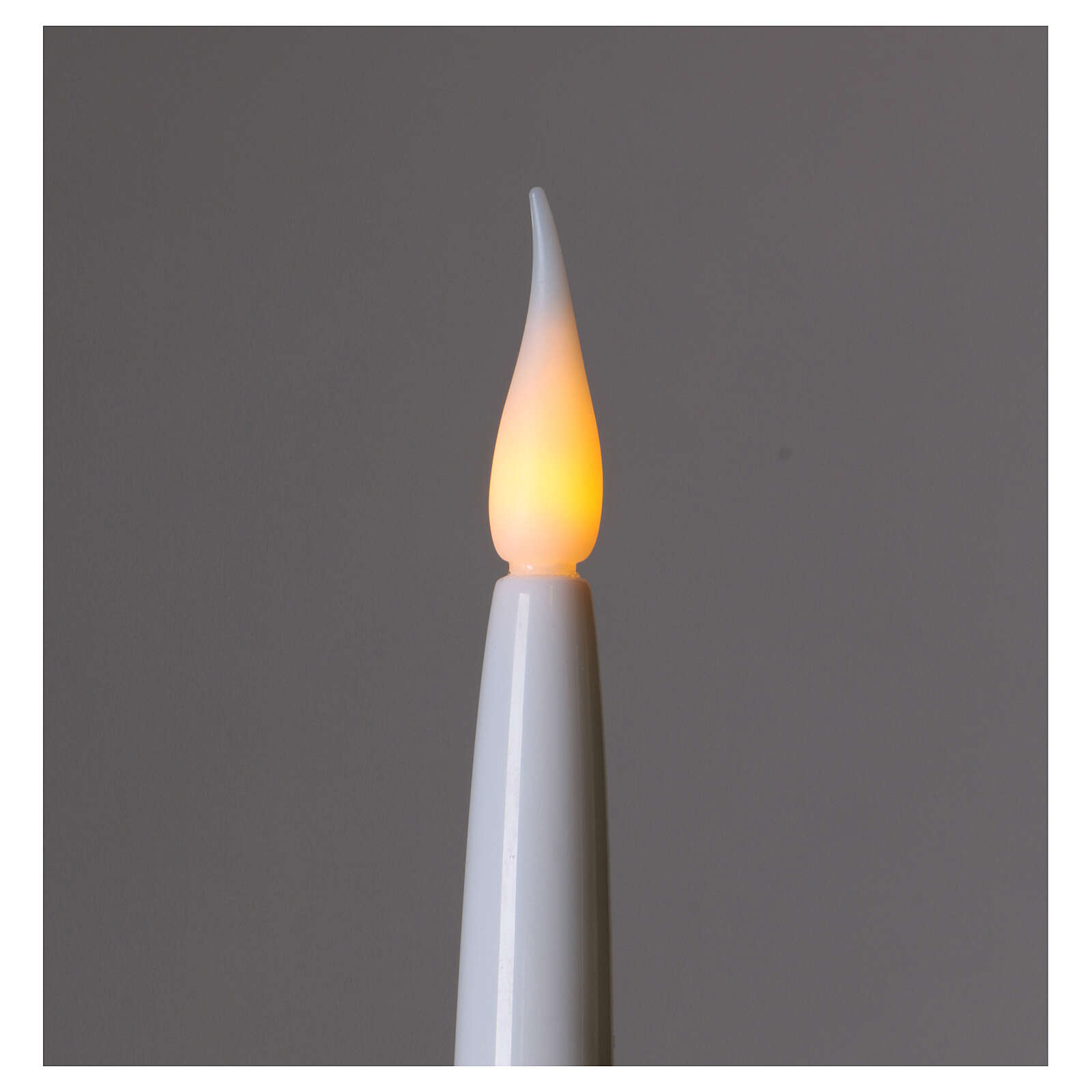 Electric taper candles with flickering flame effect online sales on