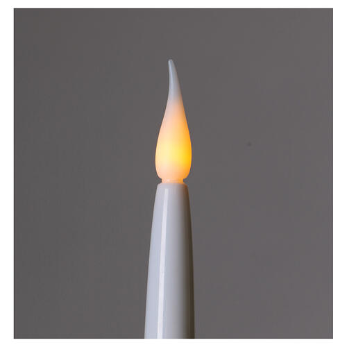 Electric taper candles with flickering flame effect 2