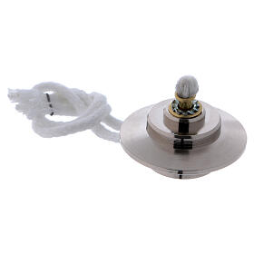 Wick and silver-plated wick holder for AC002007