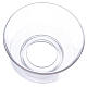 Glass candle wind protector with 3.2 diameter s2