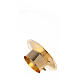 Coletor de cera latão dourado brilhante para círios pascais diâm. 8 cm s2
