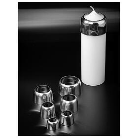 Enfeite elo para vela latão niquelado 3 cm s3