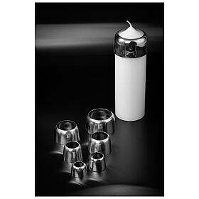 Acessório elo para vela latão niquelado 5 cm s3