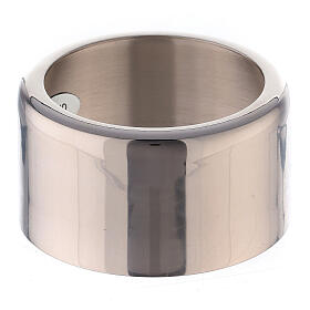 Accessory candle ring in nickel-plated brass 8 cm
