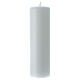 Altar candle in white wax 200x60 mm s1