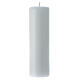 Altar candle in white wax 200x60 mm s2