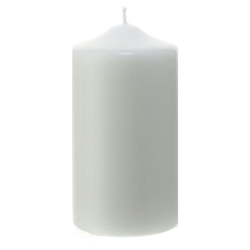 Altar opaque white candle 15x8 cm 2