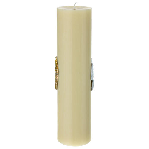 Large candle with dove and grapes, beeswax, 300x80 mm 6