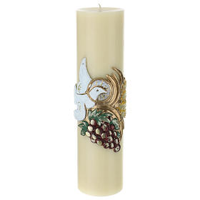 Altar beeswax candle dove grape beeswax 300x80 mm
