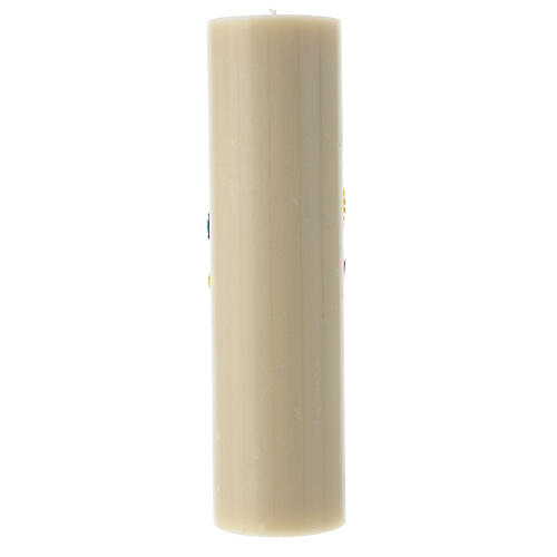 Altar candle beeswax chalice grape 300x80 mm 4