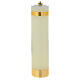 Wax candle, Divine Mercy, glass cartridge, 30 cm s3