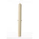 Easter candle with rainbow cross 80x8 cm s6