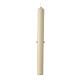 Easter candle with rainbow cross 80x8 cm s6