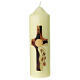 Last Supper candle white 165x 50 mm s1