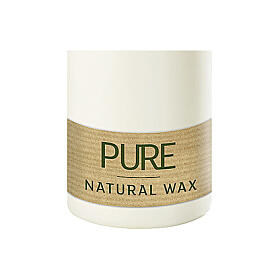 Candle made of sustainable natural wax 9x6 cm
